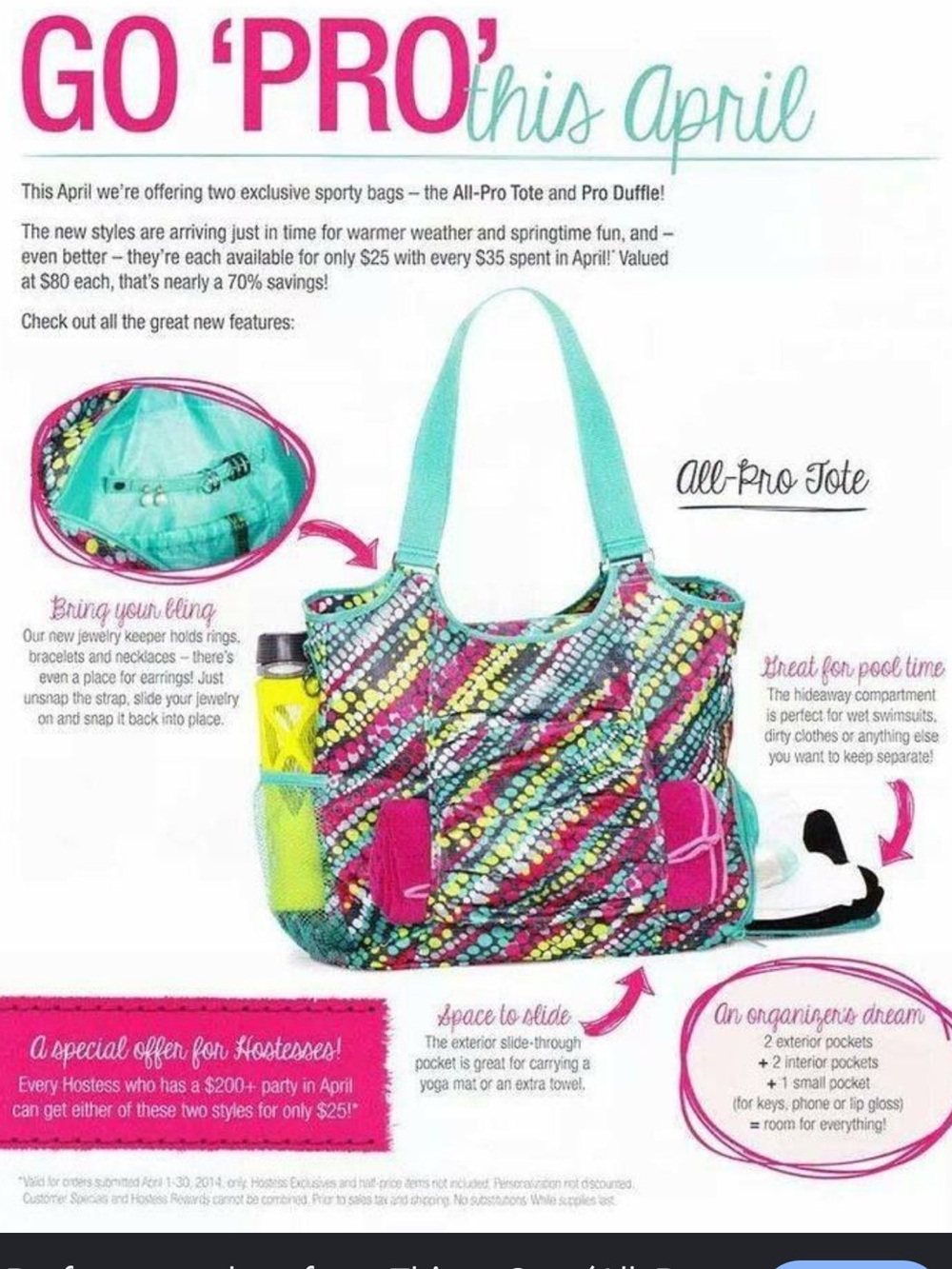 Thirty One All Pro Tote Graffiti Dot